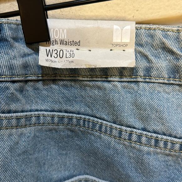 Topshop Sequin High Waist Mom Jeans Size 8 - Picture 8 of 9